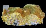 Orpiment With Barite Crystals - Peru #63797-1